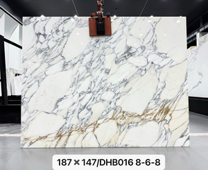 Statuario italien en marbre Poème de pierre intemporelle pour salle de bain Gènes purs et nobles inhérents inspirés par les <span class=keywords><strong>Alpes</strong></span> - Product Image 2