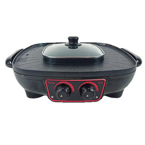 หม้อไฟฟ้าอเนกประสงค์แบบแยกส่วน หม้อสุกี้ไทย พร้อมเตาบาร์บีคิว - Product Image 2