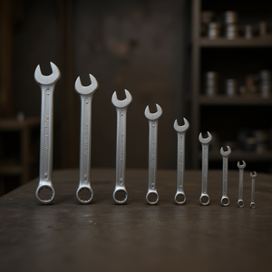 Juego de llaves combinadas tipo corto, medidas métricas de 6 a 24 mm para reparaciones mecánicas - Product Image 3