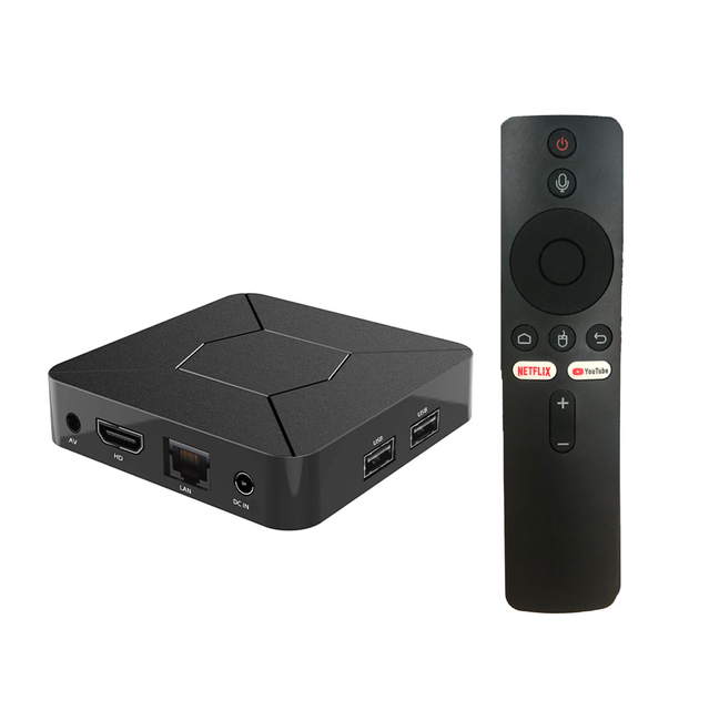 Android 10 TV Box Q5 2GB+8GB 2.4GHz Quad Core 64 Bit 4K HDR Android TV Dongle Android HD TV Box Ftth External Version