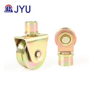 Roue rotative universelle à 360 degrés avec double roulements <span class=keywords><strong>de</strong></span> rainure en U V Y pour clôture <span class=keywords><strong>de</strong></span> porte pliante coulissante - Product Image 1