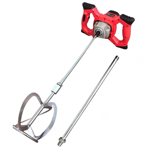 Mélangeur de peinture électrique RYNEX, 6 vitesses, mélangeur à mortier portatif, vitesse variable de 0 à 1000 tr/min, moteur en cuivre pur pour peinture, plâtre, ciment - Product Image 2