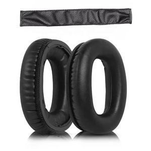 Almohadillas de cuero de proteína de repuesto compatibles con auriculares estéreo sobre la oreja <span class=keywords><strong>Marshall</strong></span> Monitor 2 - Product Image 1