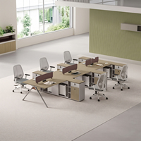 Fabricant chinois de meubles de bureau, tables de conférence de 4 à 5 m de long, pour salle de réunion et bureau, bureau de réunion en bois