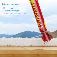 Mastic en mousse de polyuréthane haute résistance pour la construction, marque Luchao, pour le remplissage des portes/fenêtres, isolation phonique et thermique, ignifuge
