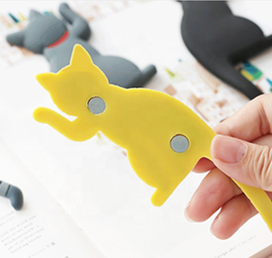 פשוט מקרר מגנטי וו מקרר PVC בעלי חיים חתול מגנט - Product Image 6