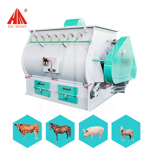 Mezclador de paletas de doble eje de alta eficiencia-Equipo de producción de piensos premezclados para cerdos, ganado y ovejas - Product Image 2