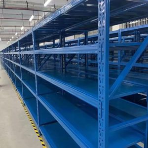 ชั้นวางของเหล็ก 5 ชั้นแบบหนาพิเศษ พร้อมล้อป้องกันการกัดกร่อน สำหรับโรงรถและคลังสินค้า - Product Image 3
