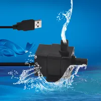 منخفضة الضوضاء فرش مضخة لأحواض السمك DC 5V للماء USB غاطسة مضخات مياه تعمل بالطاقة الشمسية