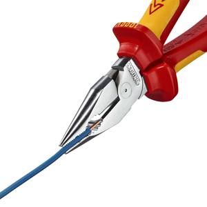 Pince combinée KNIPEX 08 26 185 SB à bec effilé, isolée, avec poignées à poignées multi-composants, testée VDE - Product Image 3