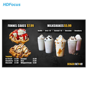 Hdfocus 50 inch treo nhà hàng kỹ thuật số hiển thị <span class=keywords><strong>menu</strong></span> dấu hiệu biển quảng cáo màn hình kỹ thuật số biển Bảng <span class=keywords><strong>menu</strong></span> - Product Image 4