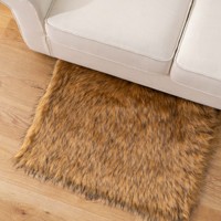 Offres Spéciales de luxe propre moulin produire en gros lynx chat artificiel longue pile renard peluche fausse fourrure couverture