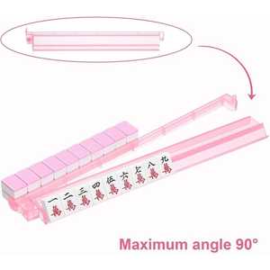 Juego de Soporte y Empujador de Mahjong de Acrílico de Color Personalizado, Combinación de Soporte y Empujador de Mahjong de Acrílico - Product Image 2