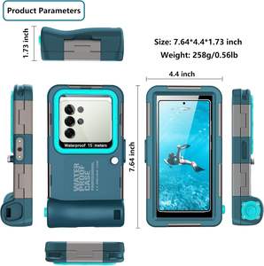 Funda Sumergible para Teléfono <span class=keywords><strong>Móvil</strong></span> Shellbox de Segunda Generación, Diseño Deportivo, Impermeable, Protección de 360 Grados, para Teléfonos de 6.9 Pulgadas, con Orificio de Ventilación OPP - Product Image 5