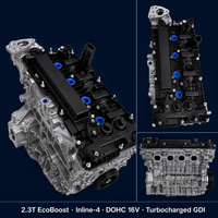 Nouveau Moteur Complet Essence Turbo GDI 16V 2.3L 2.3T EcoBoost 4 Cylindres en Ligne DOHC de Haute Qualité pour Remplacement et Réparation