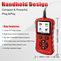 Analizador de motor V600 de 12V, lector de código OBD2, códigos de Falla de motor transparentes y materiales legibles, herramienta de diagnóstico de coche para coches OBDII 1996 +