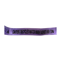 Cinta de Advertencia de Seguridad para Tuberías de Gas, de Acero Inoxidable, Marca Underground Detective, Modelo Huaan DT007SS, Certificación ISO