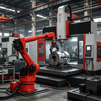 Robot de manutention OEM personnalisable à 6 axes, charge moyenne, charge utile de 45 kg, portée de 2546 mm, précision de ±0,05 mm, IP54, CXR X9, CE