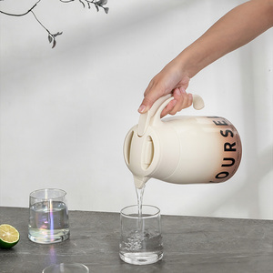 PINKAH Nouvelle Carafe <span class=keywords><strong>Isotherme</strong></span> en Acier Inoxydable 1100ML <span class=keywords><strong>avec</strong></span> <span class=keywords><strong>Filtre</strong></span> <span class=keywords><strong>à</strong></span> Thé Amovible pour la Maison et le Bureau - Product Image 2