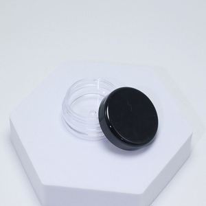 3g 5g Small Round <b>Clear</b> Cream Jar Plastic Pot Box Transparent Cosmetic Sample Container with Lids - Product Image 3
