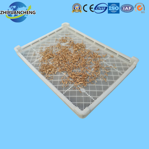 Bandejas especializadas en pepino <span class=keywords><strong>de</strong></span> <span class=keywords><strong>mar</strong></span> | HDPE blanco 600x400x50mm Cesta poco profunda para un secado delicado - Product Image 2