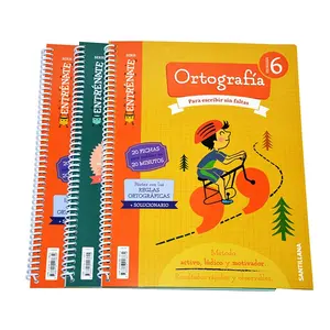 China Printing Book Custom Cheap Top Quality Spiral Bound Textbook School Books For Students Printing Service In China