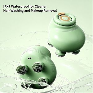 Massaggiatore Elettrico per Cuoio Capelluto Impermeabile IPX7, Dispositivo per Massaggio <span class=keywords><strong>Testa</strong></span> e Viso a 3 Velocità Regolabili con Artigli di Massaggio in Silicone Sostituibili - Product Image 5