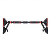 Barre de traction horizontale en acier à double verrouillage pour usage domestique – Équipement de fitness intérieur sécurisé – Offre spéciale