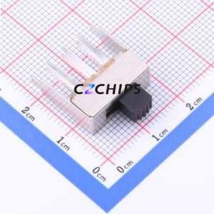 SS-22F17-G050 Slide Switch Through hole Component (THT) Switch Double Pole Double Throw Rectangle Pin Header PC Pin 17mm - Product Image 1