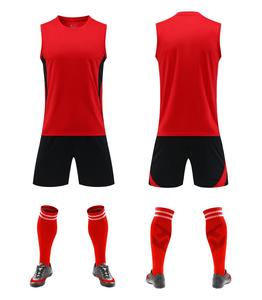 Kaos Latihan Sepak Bola Berkualitas Tinggi Baru untuk Pria Tanpa Lengan Bahan Polyester Bernapas - Product Image 3