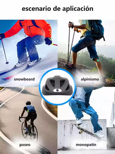 <span class=keywords><strong>Casco</strong></span> de seguridad para <span class=keywords><strong>bicicleta</strong></span> de carretera, visera para ciclismo para principiantes, unisex, blanco, talla M (52-58 cm) - Product Image 5