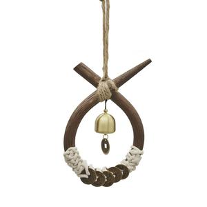 Nuove Campane Decorative in Legno Intagliato, Decorazioni da Appendere, Regali Decorativi, Ornamenti da Parete Circolari - Product Image 1