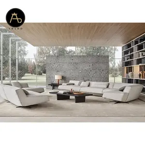 Мебель для гостиной в итальянском стиле, современные секционные диваны из ткани