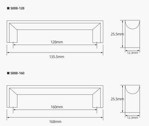 Good quality Brass Furniture <b>Pulls</b> Brushed Nickel <b>Gold</b> & Black Stainless Steel Kitchen & Bedroom Handles Cabinets <b>Drawers</b> - Product Image 6