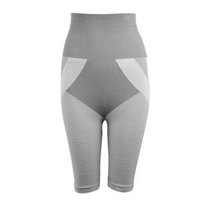 กางเกงชั้นในกระชับสัดส่วนสีเทาเอวสูงมีคุณสมบัติระบายอากาศป้องกันแบคทีเรียไม้ไผ่ทัวร์มาลีนควบคุมระดับกลาง - Product Image 2