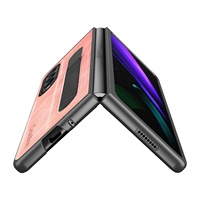 Étui de téléphone portable en cuir de style professionnel pour Z Fold 3, protection antichoc, anti-rayures, résistant à la saleté, logo personnalisé, port de Guangzhou