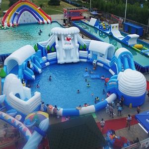 Grande piscine gonflable d'extérieur pour la pêche, la natation des adultes, le pagaie des enfants et les équipements de parc aquatique - Product Image 2