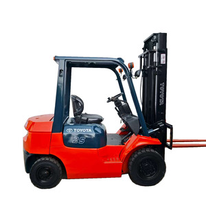 Second Hand Used Toyota <b>Forklift</b> 2.5 Ton FD25 Engine Low Price Less Working Hours Machinery for Report Video Inspection - Product Image 1