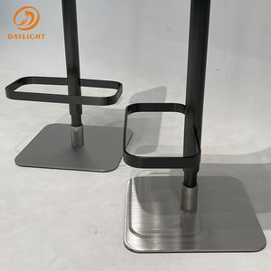 Chaises en cuir noir <span class=keywords><strong>de</strong></span> luxe, restaurant moderne, <span class=keywords><strong>bar</strong></span> à vin, café cuisine <span class=keywords><strong>pas</strong></span> <span class=keywords><strong>cher</strong></span>, <span class=keywords><strong>tabouret</strong></span> <span class=keywords><strong>de</strong></span> pied haut, ensemble <span class=keywords><strong>de</strong></span> <span class=keywords><strong>2</strong></span> - Product Image 5