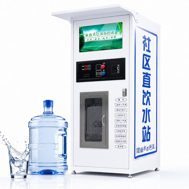 Professional Customization Intelligent Freezer Ice Water Vending Machine Self Vending Machine For Outdoor Installation