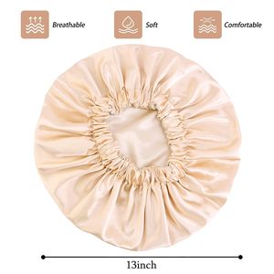 Thiết kế mới bán buôn lụa satin nắp ca-pô tóc che ngủ cap biểu tượng tùy chỉnh bonnets và satin kết thúc tốt đẹp - Product Image 6