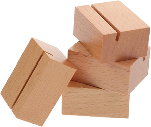 Supports de cartes de table modernes en bois de hêtre massif pour mariages, anniversaires et décoration intérieure – Vente en gros - Product Image 5