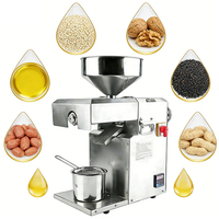 Presse à huile industrielle pour restaurant, moteur en cuivre pur, capacité 10 kg/h, 220 V, fonctionnement continu sans surchauffe pour cuisine commerciale