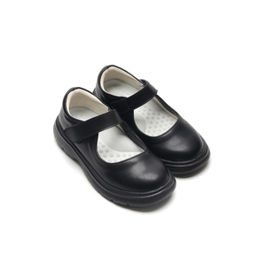 Детская кожаная школьная классическая черная обувь - Product Image 2