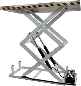 Elevador hidráulico de alta calidad de China, elevador de tijera, elevador de mercancías - Product Image 1
