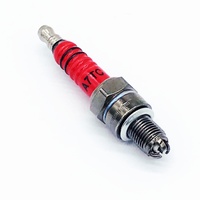 Bougie d'allumage Racing 3 Electrode A7tc pour moto Gy6 50cc 125cc 150cc Atv Scooter Dirt Bike Go Kart Accessoires pour moto