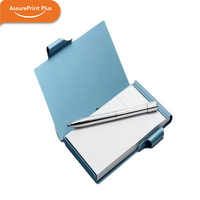 Personalisiertes Loseblatt-Hardcover-Notizbuch aus Metall Premium Aluminiumlegierung-Einband 50 Blatt Wasserfest Tragbares Geschenkset