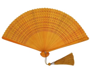 Handmade Portable Folding Bamboo <b>Fan</b> for Women-Chinese/Japanese Wooden Foldable <b>Handheld</b> <b>Fan</b> with Classic Silk Pouch - Product Image 6