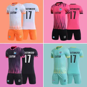 Fußball Trikot Team Neueste Designs Jugend Fußball Wear Set Benutzer definierte Fußball Uniformen