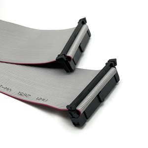 2.54mm IDCコネクタから2.54mm IDCへのバタフライひずみ救済フラットケーブルアセンブリ - Product Image 1